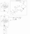 Gasket Set-Engine Sump Diagram and Parts List for 121Q02-2025-F1  Briggs and Stratton Engine